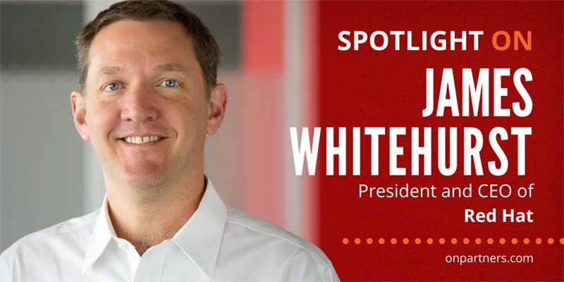 James Whitehurst, president and CEO of Red Hat