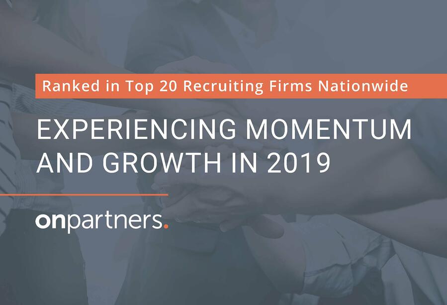 ON Partners ranked in top 20 recruiting firms nationwide