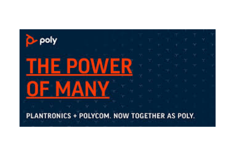The power of many Plantronics + polycom. now together as poly