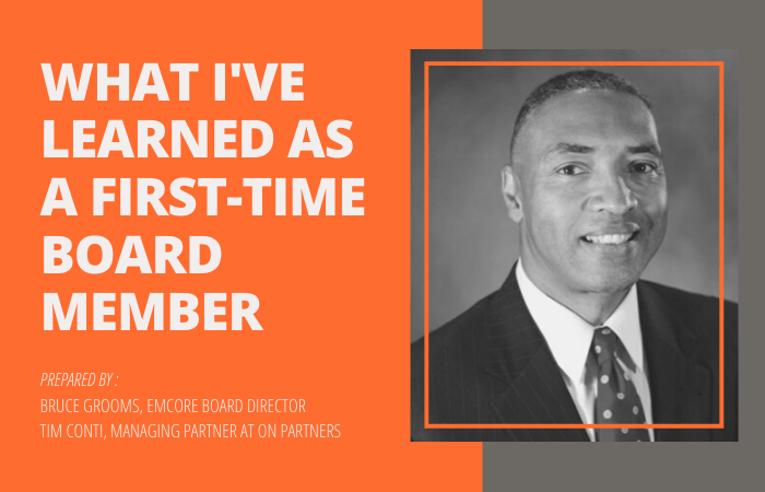 What I've learned as a first-time board member.
