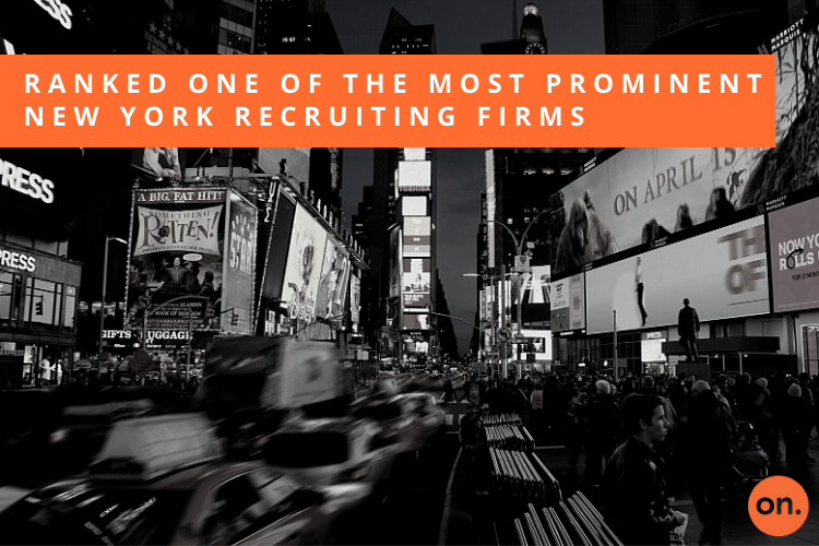 ON Partners ranked one of the most prominent New York recruiting firms