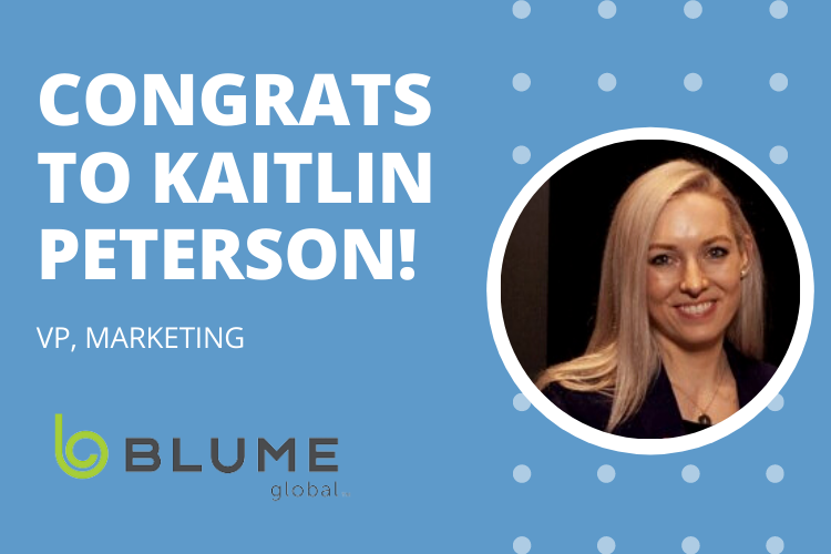 Kaitlin Peterson named Vice President of Marketing of Blume Global