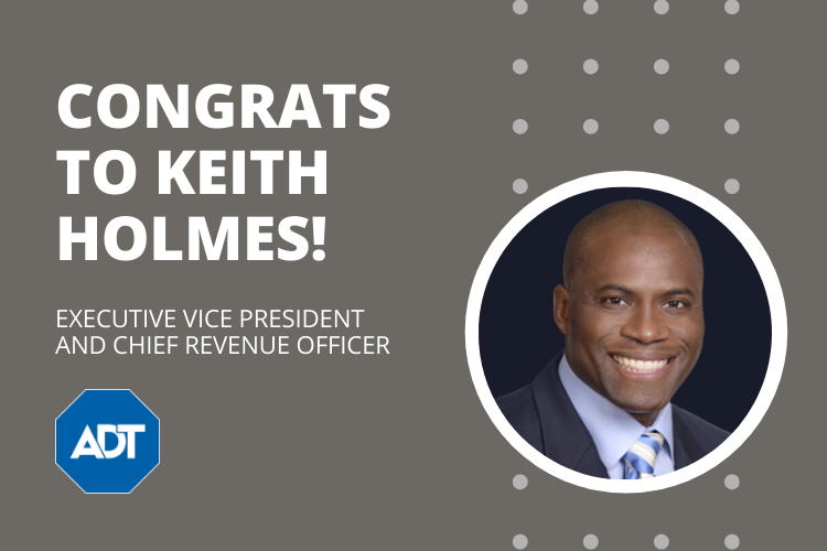 Keith Holmes name executive vice president and chief revenue officer of ADT