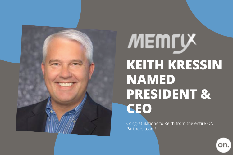 Keith Kressin named President and CEO at MemryX