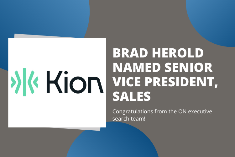 Kion Hires Senior Vice President of Sales