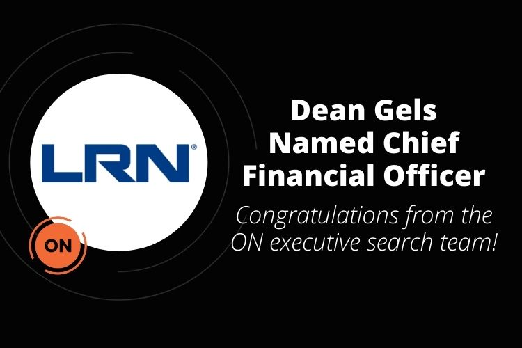 Dean Gels named Chief Financial Officer