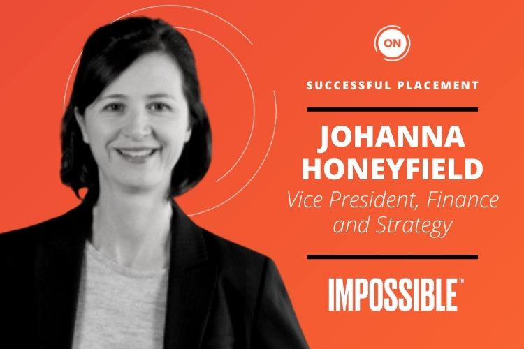 Johanna Honeyfield named Vice President of Finance and Strategy