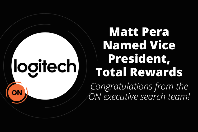 Matt Pera named Vice President of Total Rewards at Logitech