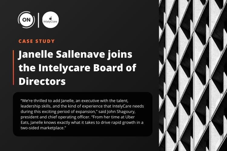 Janelle Sallenave joins the Intelycare Board of Directors
