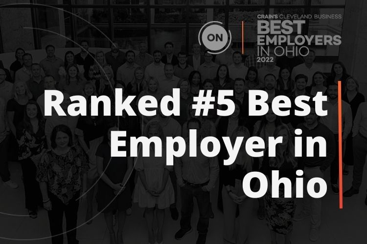 BEST EMPLOYERS IN OHIO – ON PARTNERS RANKED #5