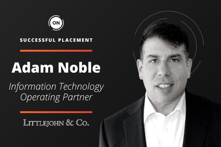Adam Noble, named Information Technology Operating Partner