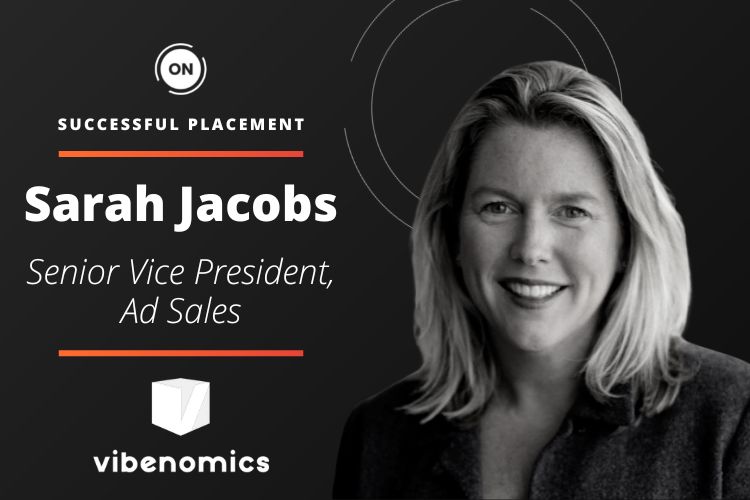 Sarah Jacob appointed as Senior Vice President of Ad Sales