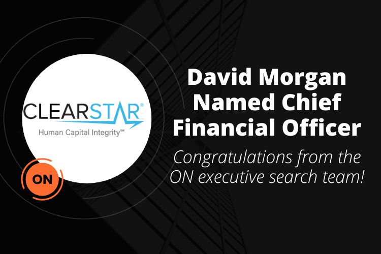 David Morgan named Chief Financial Officer