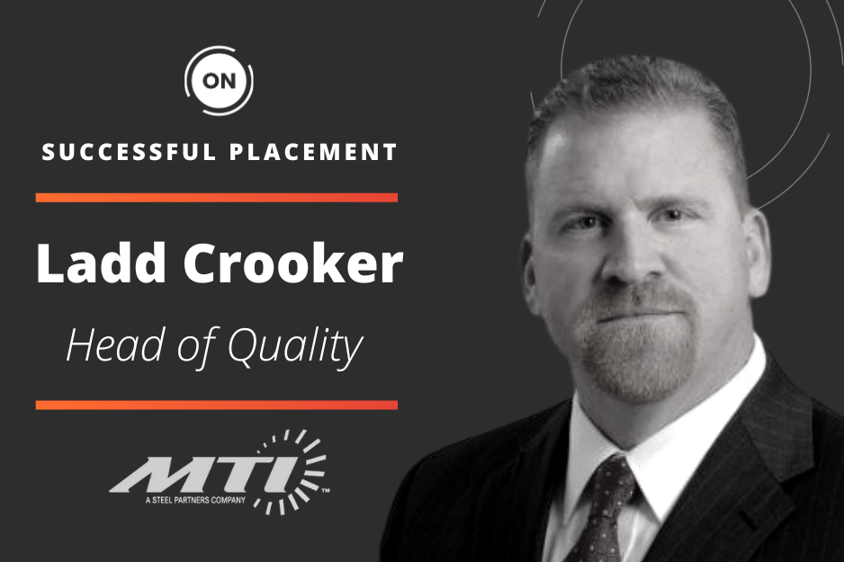 Ladd Crooker named Head of Quality at MTI