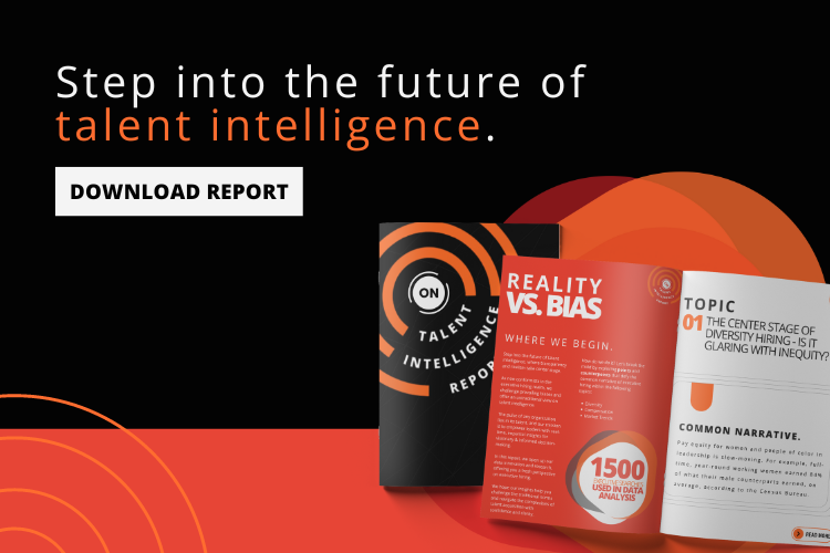 Step into the future of Talent Intelligence: ON Partners 2023 Talent Intelligence Report page