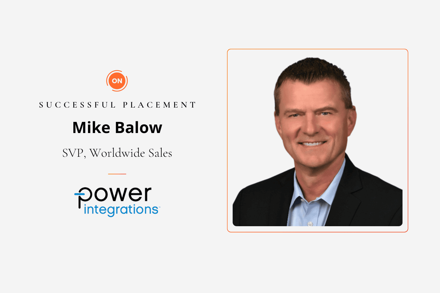Power Integrations SVP Worldwide Sales Power Integrations SVP Worldwide Sales